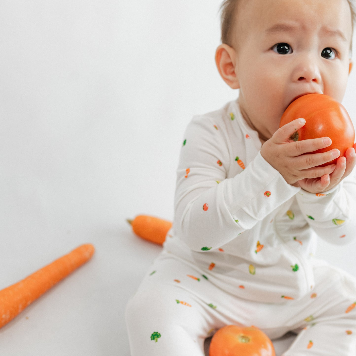 Carrot On, Little One Sleepsuit